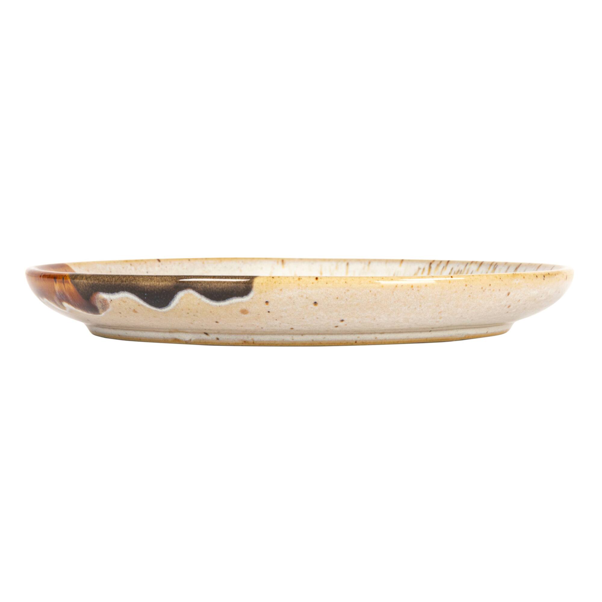 Hello Honey® 7.75" Earthen Hues Stoneware Plates, 4ct.